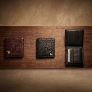 Premium leather bifold wallet for men