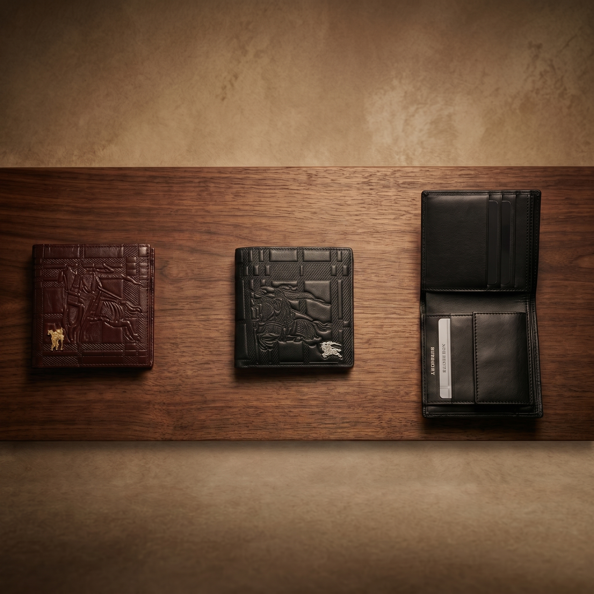 Premium leather bifold wallet for men